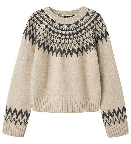 LMTD Bluse - Strik - NlfNeenla - Oatmeal LMTD Bluse - Strik - NlfNeenla - Oatmeal