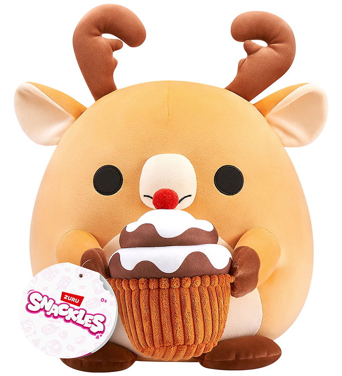 Snackles Bamse - 20 cm - Elgen Jaime m. Chokolademousse