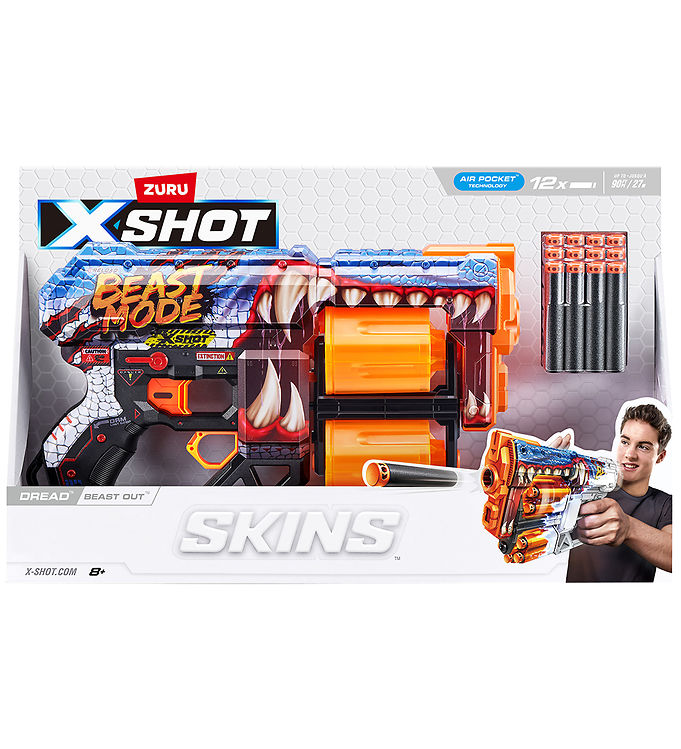 X-Shot Skumgevær - Skins - Beast Out