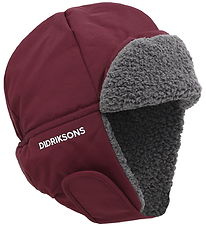 Didriksons Hue - Biggles Cap - Anemon Red Didriksons Hue - Biggles Cap - Anemon Red
