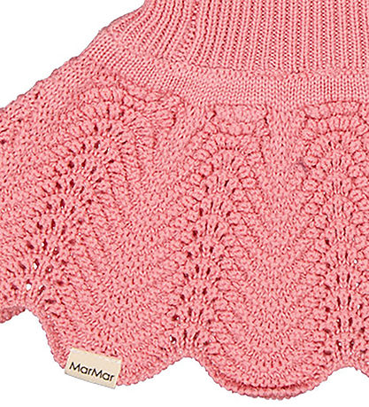 MarMar Elefanthue - Uld/Bomuld - 2-lags - Strik - Raspberry MarMar Elefanthue - Uld/Bomuld - 2-lags - Strik - Raspberry