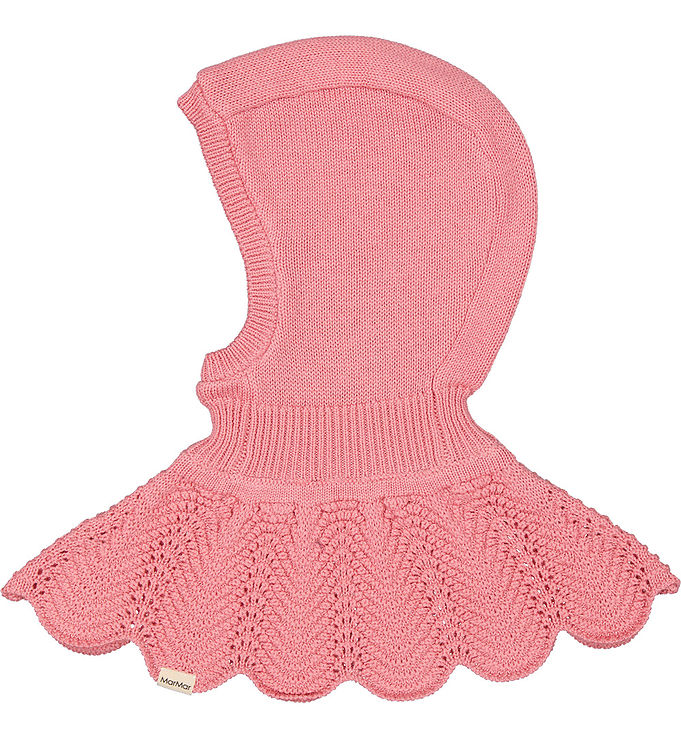 MarMar Elefanthue - Uld/Bomuld - 2-lags - Strik - Raspberry