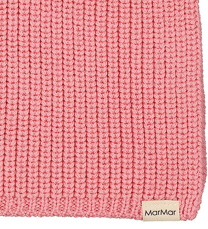 MarMar Halsedisse - Uld/Bomuld - Rib - Strik - Arni - Raspberry