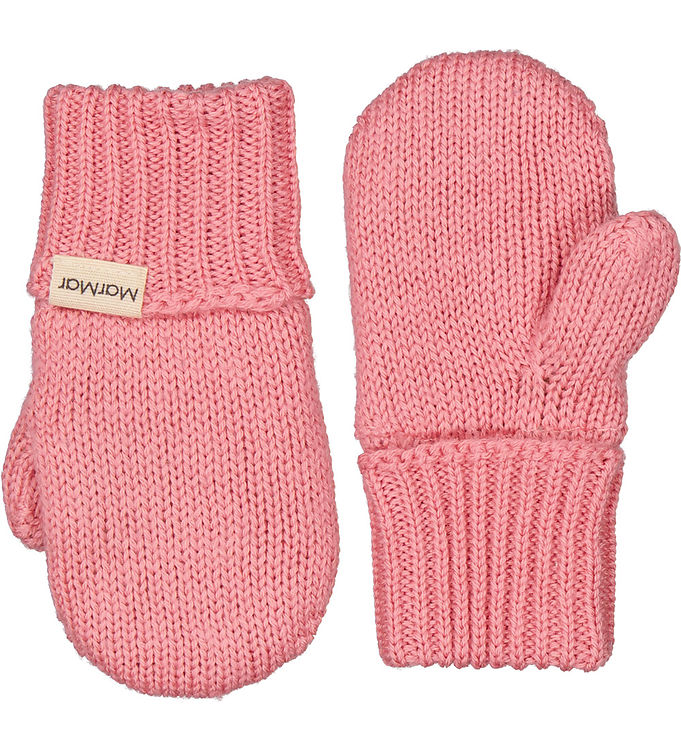 MarMar Luffer – Uld/Bomuld – Strik – Alvilda – Raspberry