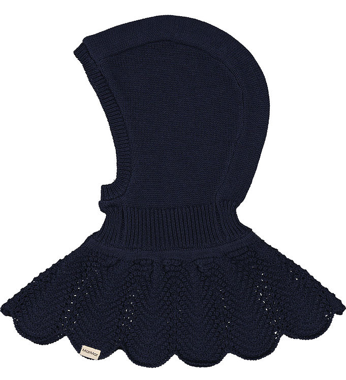 MarMar Elefanthue - Uld/Bomuld - 2-lags - Strik - Adalyn - Ink