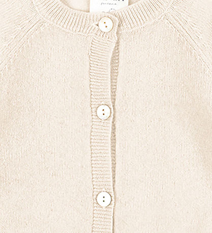 Fanga Fontana Cardigan - Uld - Strik - Savora - Antique White Fanga Fontana Cardigan - Uld - Strik - Savora - Antique White