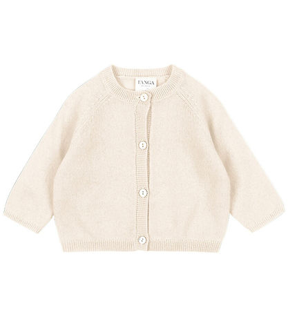 Fanga Fontana Cardigan - Uld - Strik - Savora - Antique White Fanga Fontana Cardigan - Uld - Strik - Savora - Antique White