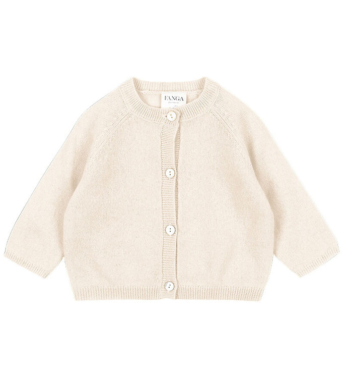 Fanga Fontana Cardigan - Uld - Strik - Savora - Antique White