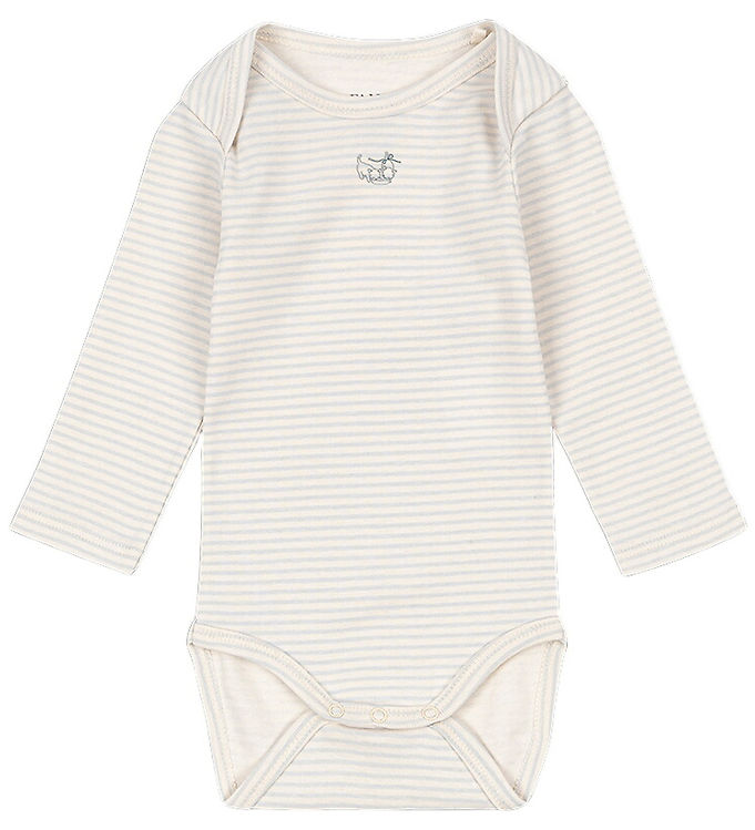 Fanga Fontana Fio Body - Langærmet - Stripe - OCS - Tea Stripe Gray Dawn