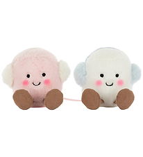 Jellycat Bamse - 9x16- Amuseables Toastie Pink and White Marsh Jellycat Bamse - 9x16- Amuseables Toastie Pink and White Marsh