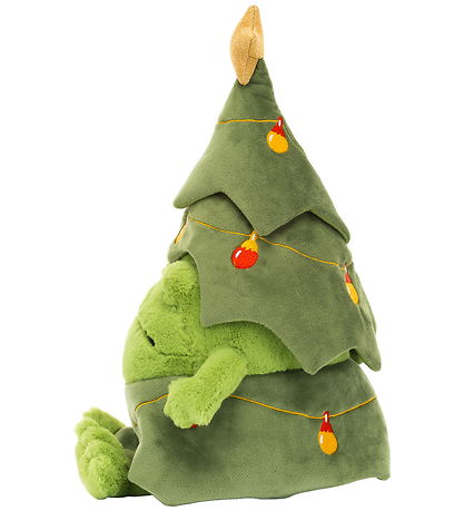 Jellycat Bamse - 29x18 cm - Christmas Tree Ricky Rain Frog Jellycat Bamse - 29x18 cm - Christmas Tree Ricky Rain Frog