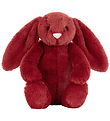 Jellycat Bamse - 18x9 - Little Bashful - Redcurrant Bunny Jellycat Bamse - 18x9 - Little Bashful - Redcurrant Bunny