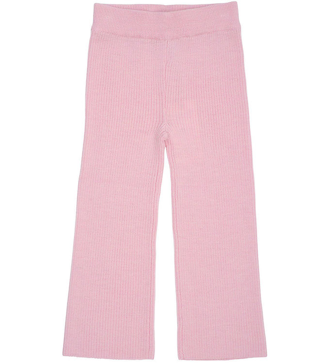 Copenhagen Colors Bukser - Uld - Wide - Rib - Bubblegum