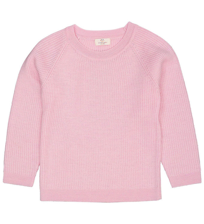 Copenhagen Colors Bluse - Uld - Rib - Strik - Bubblegum