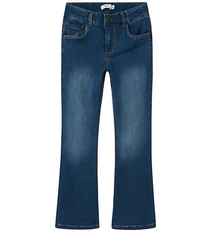Name It Jeans - Boot - Fleece - NkfSalli - Dark Blue Denim Name It Jeans - Boot - Fleece - NkfSalli - Dark Blue Denim
