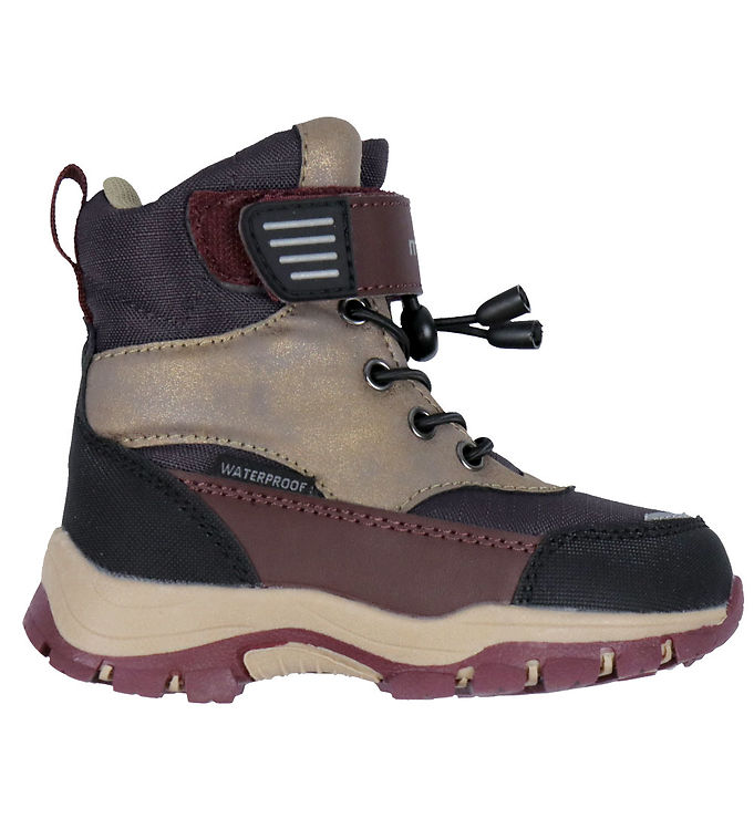 Mikk-Line Vinterstøvler - Tex Velcro - Raisin