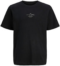 Jack & Jones T-shirt - JjJin - Black Jack & Jones T-shirt - JjJin - Black