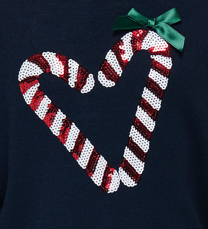 Kids Only Bluse - Strik - KogXmas - Naval Academy/Candy Heart Kids Only Bluse - Strik - KogXmas - Naval Academy/Candy Heart