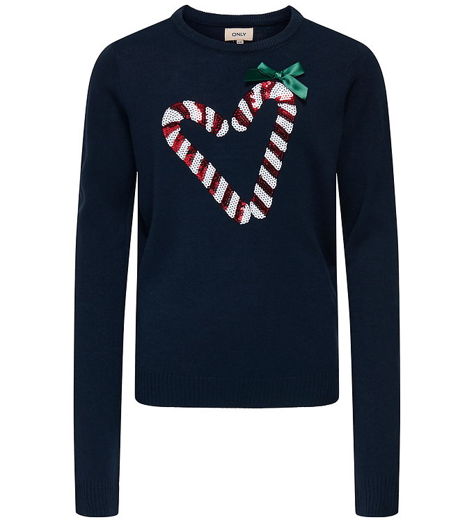 Kids Only Bluse - Strik - KogXmas - Naval Academy/Candy Heart