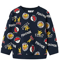 Name It Sweatshirt - NmmSilo - Pokemon - Navy Blazer Name It Sweatshirt - NmmSilo - Pokemon - Navy Blazer