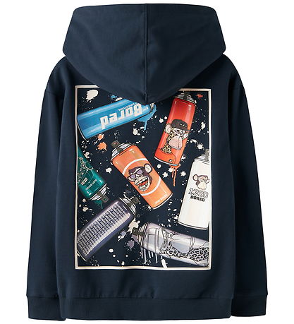 Name It Hættetrøje - NkmSafe - Navy Blazer Name It Hættetrøje - NkmSafe - Navy Blazer