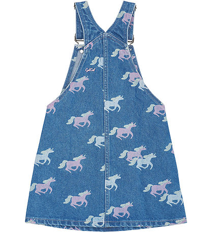 Copenhagen Colors Spencer - Denim - Unicorn Print - Blå Copenhagen Colors Spencer - Denim - Unicorn Print - Blå