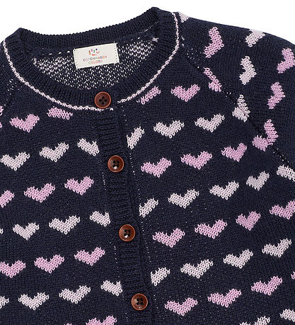 Copenhagen Colors Cardigan - Uld - Strik - Merino Heats - Navy Copenhagen Colors Cardigan - Uld - Strik - Merino Heats - Navy