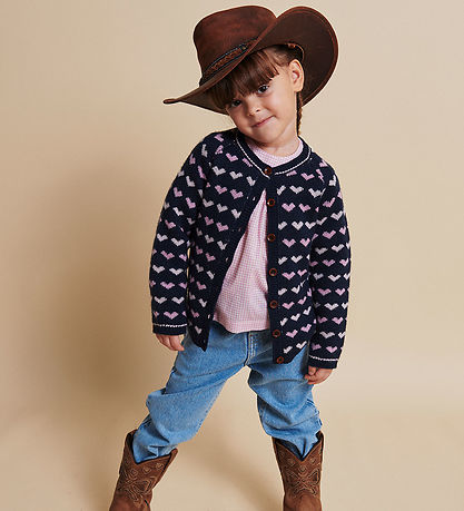 Copenhagen Colors Cardigan - Uld - Strik - Merino Heats - Navy Copenhagen Colors Cardigan - Uld - Strik - Merino Heats - Navy