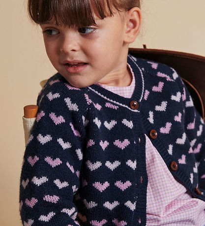 Copenhagen Colors Cardigan - Uld - Strik - Merino Heats - Navy Copenhagen Colors Cardigan - Uld - Strik - Merino Heats - Navy