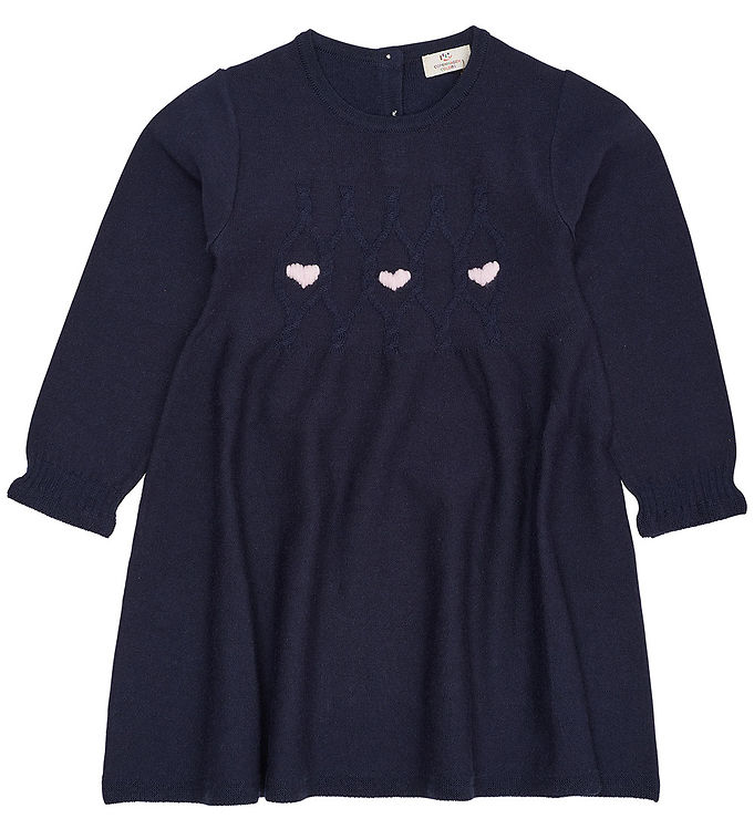 Copenhagen Colors Kjole - Uld - Strik - Merino Heats - Navy