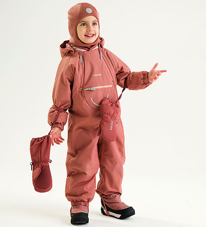 Viking Elefanthue - Uld/bomuld - 2 lags - Alv - Pink/Pink