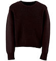 G-Star RAW Bluse - Uld/Bomuld - Cropped - Chocolat Plum G-Star RAW Bluse - Uld/Bomuld - Cropped - Chocolat Plum