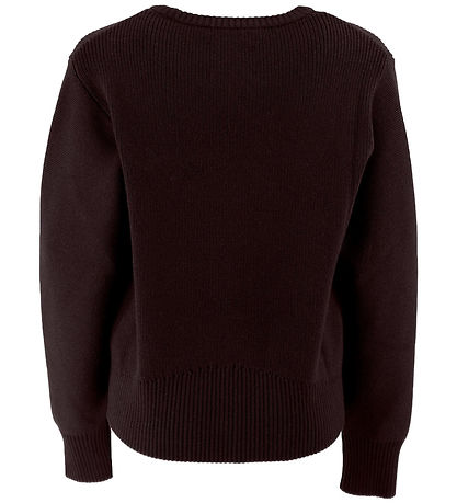 G-Star RAW Bluse - Uld/Bomuld - Cropped - Chocolat Plum