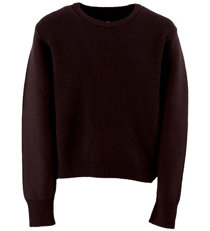 G-Star RAW Bluse - Uld/Bomuld - Cropped - Chocolat Plum