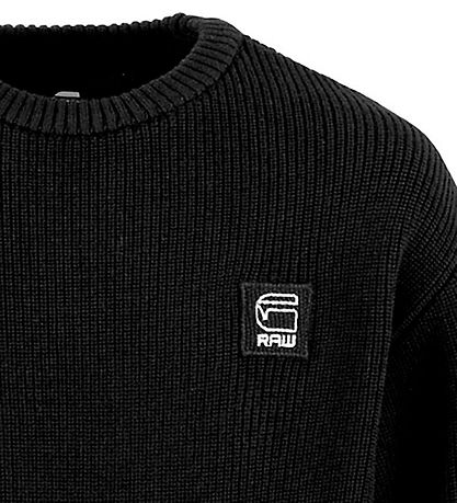 G-Star RAW Bluse - Uld/Bomuld - Sort