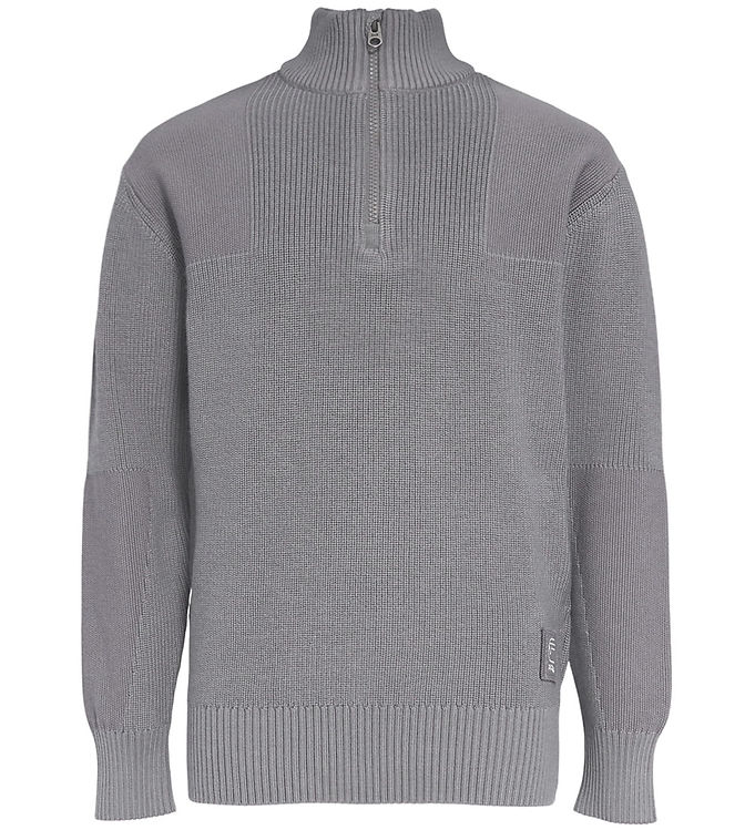 G-Star RAW Bluse m. Lynlås - Uld/Bomuld - Wild Dove