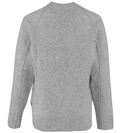 G-Star RAW Bluse - Polyamid/Uld - Gråmeleret
