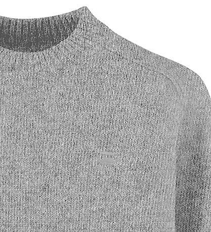 G-Star RAW Bluse - Polyamid/Uld - Gråmeleret