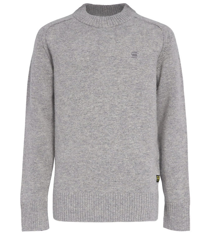 G-Star RAW Bluse - Polyamid/Uld - Gråmeleret