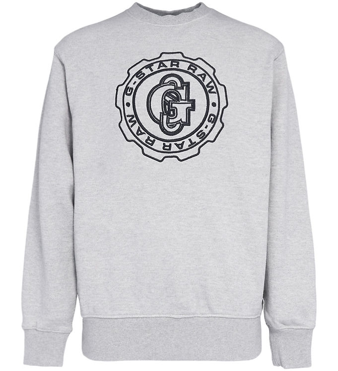 G-Star RAW Sweatshirt - Gråmeleret m. Sort