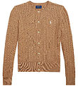 Polo Ralph Lauren Cardigan - Strik - Camel Heather Polo Ralph Lauren Cardigan - Strik - Camel Heather