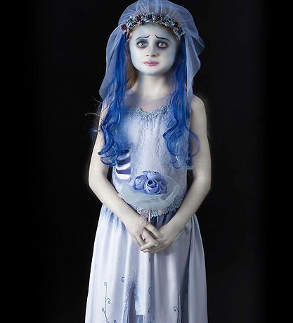 Smiffys Udklædning - Corpse Bride - Emily - Blå