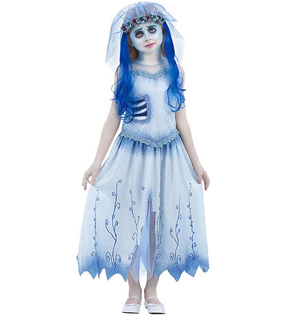 Smiffys Udklædning - Corpse Bride - Emily - Blå