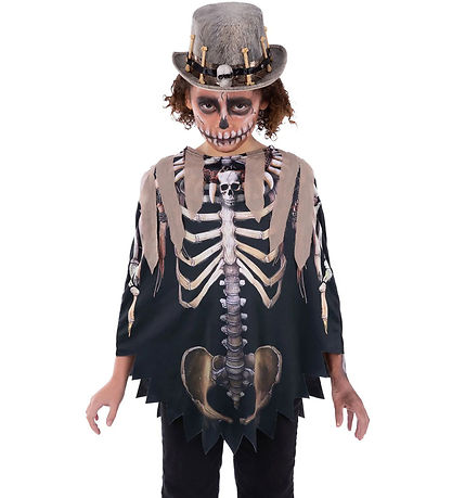 Smiffys Udklædning - Voodoo Witch Doctor Poncho - Brun/Sort Smiffys Udklædning - Voodoo Witch Doctor Poncho - Brun/Sort