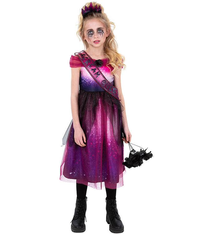Smiffys Udklædning - Scream Queen - Lilla/Rosa