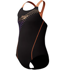 Speedo Badedragt - Medalist - Sort/Fersken Speedo Badedragt - Medalist - Sort/Fersken