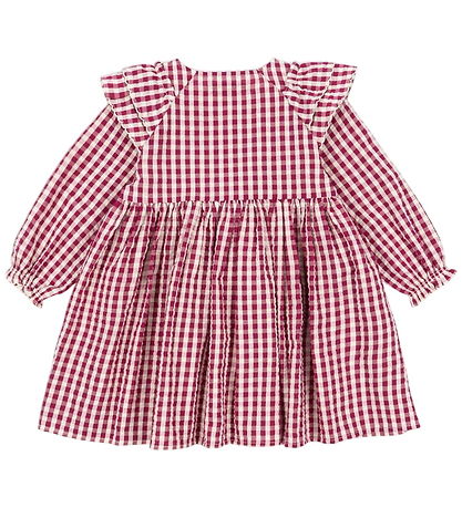 Konges Sløjd Kjole - Kim - Sangria/Butter Check