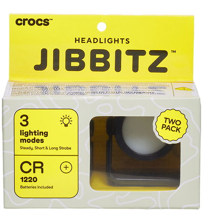 Crocs Vedhæng - Forlygter - 2-pak - Sort Crocs Vedhæng - Forlygter - 2-pak - Sort