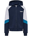 Hummel Hættetrøje - hmlJR - m. Lynlås - Dress Blues Hummel Hættetrøje - hmlJR - m. Lynlås - Dress Blues