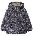 Name It Vinterjakke - NmfSnow05 - Dark Sapphire m. Blomster Name It Vinterjakke - NmfSnow05 - Dark Sapphire m. Blomster